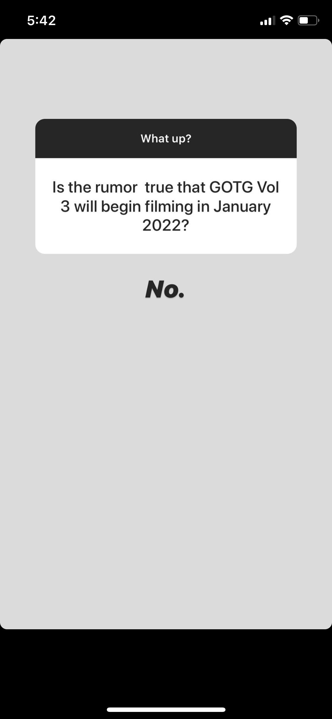 inicio de producción de james gunn guardians 3