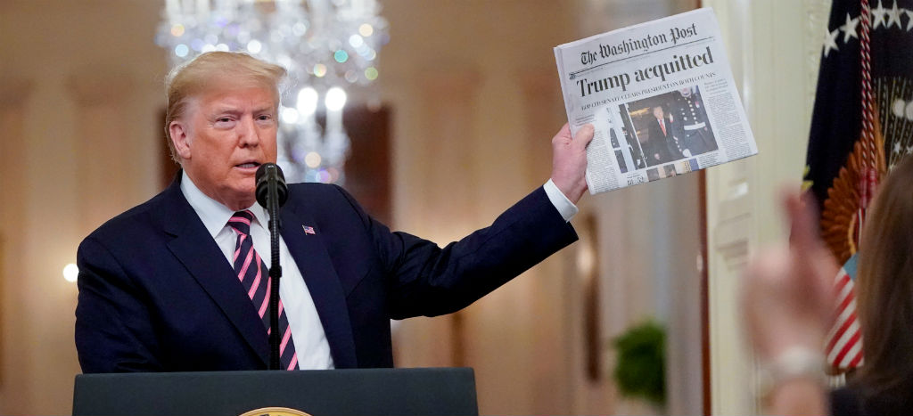 Juicio político fue injusto; he hecho cosas malas pero sin intención: Trump