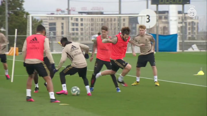 Hazard entrena con el grupo