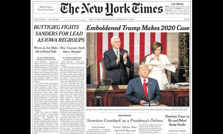 La tensa relación entre Trump y Pelosi, en la prensa internacional (Galería)