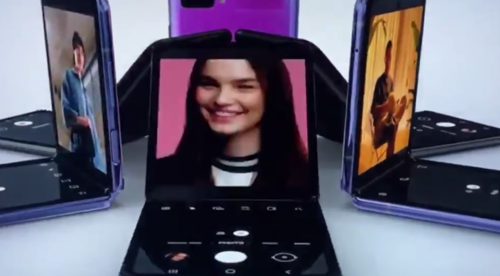 Samsung se burla de la videollamada en su próximo plegable durante los Oscar