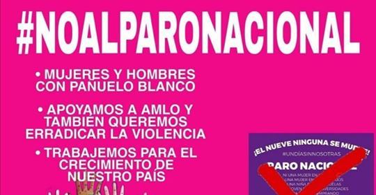 Se arrepiente esposa de AMLO, retira su apoyo al Paro Nacional #Undíasinnosotras, «la derecha está metida»: AMLO