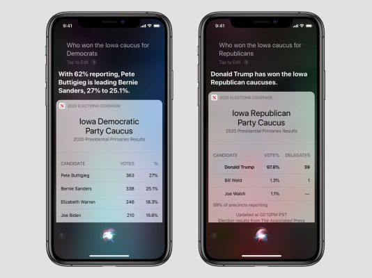 Siri ahora responderá sus preguntas electorales