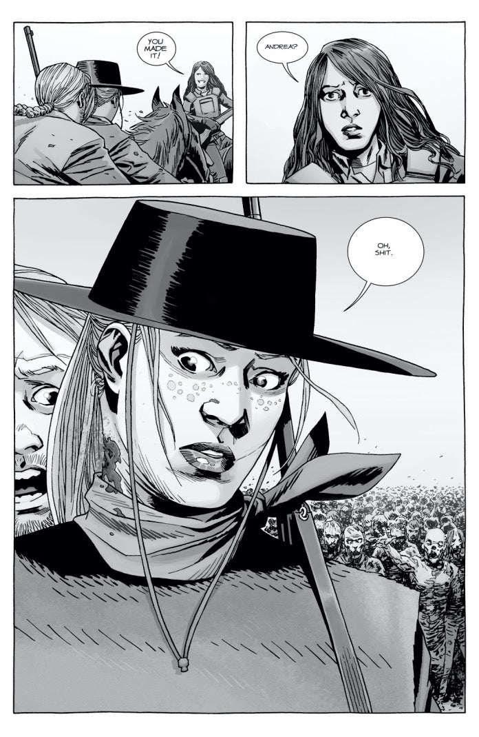 The Walking Dead Andrea mordida en el cuello The Walking Dead Andrea mordida en el cuello