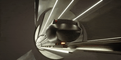 Un Hyperloop, pero para paquetes, no personas