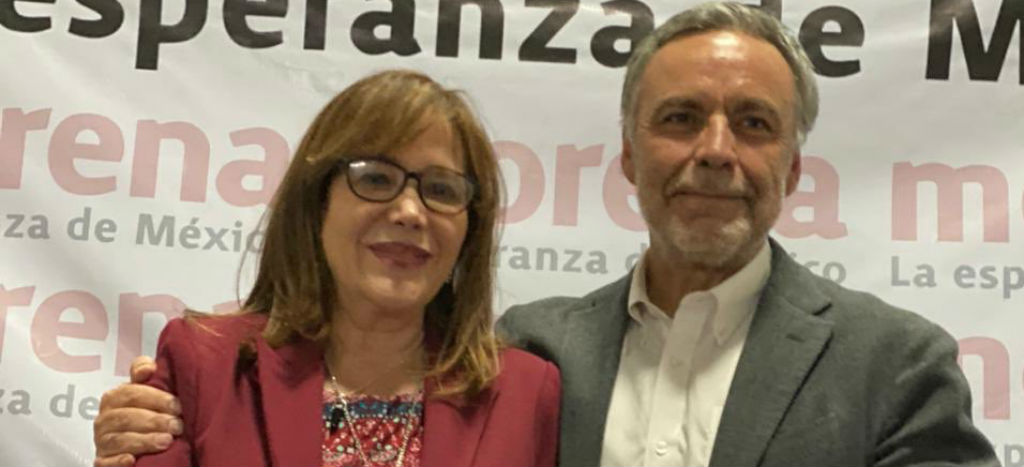 Yeidckol Polevnsky y Alfonso Ramírez Cuéllar, ¿unidad o pose para la foto?