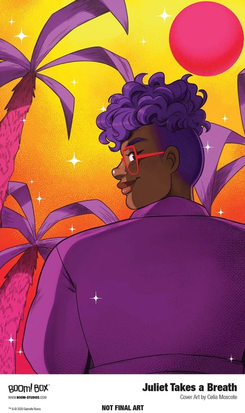 juliet toma un respiro boom! caja