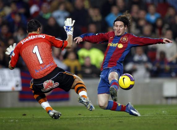 Sorrentino, durante su etapa en el Recreativo