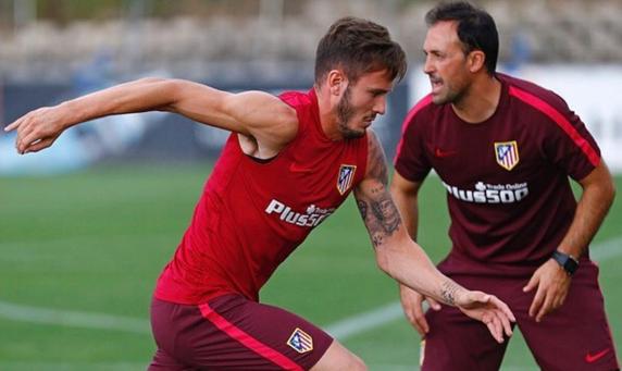 Iván Díaz Infantes, preparador físico del Ludogorets, cuando estaba en el Atlético