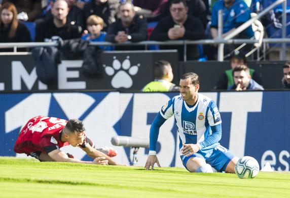 Raúl De Tomás no juega desde la visita del Mallorca al RCDE Stadium