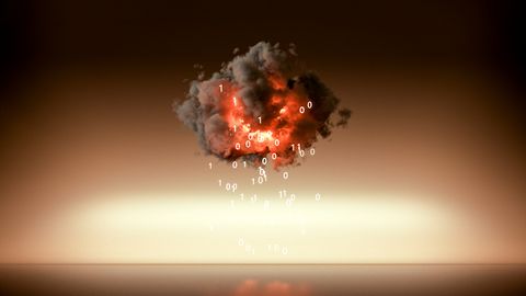 Computación en la nube con lluvia de código de máquina Computación en la nube con lluvia de código de máquina