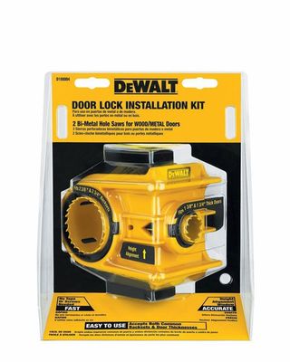 Kit de instalación de cerradura de puerta bimetálica DeWalt Kit de instalación de cerradura de puerta bimetálica DeWalt