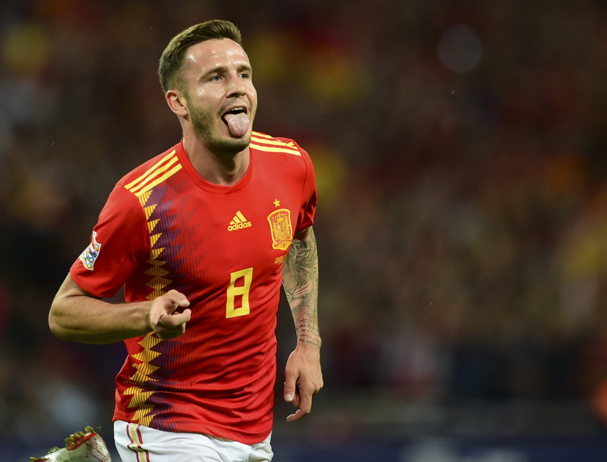 Saúl Ñíguez, centrocampista de la Selección