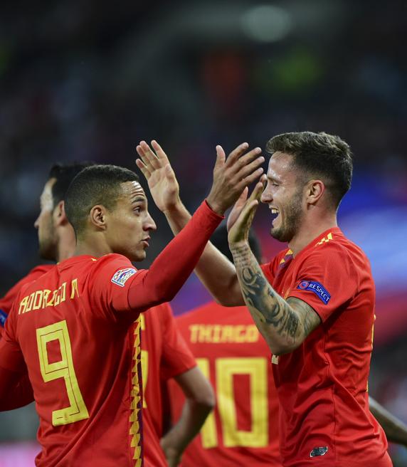 Rodrigo Moreno y Saúl Ñíguez