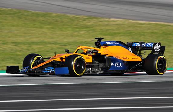 Lando Norris en el Circuit de Barcelona-Catalunya