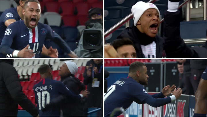 Champions League: PSG - Borussia Dortmund. La alegría desenfrenada de Neymar contagió a Mbappé Champions League: PSG - Borussia Dortmund. La alegría desenfrenada de Neymar contagió a Mbappé