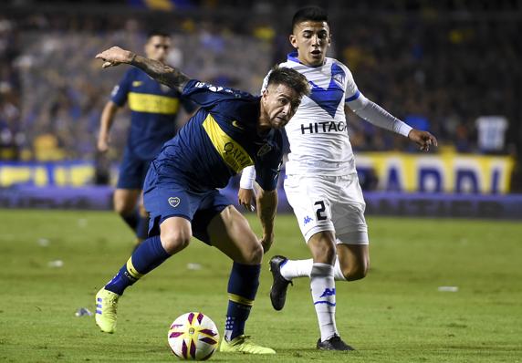 Thiago Almada, ante Boca Juniors