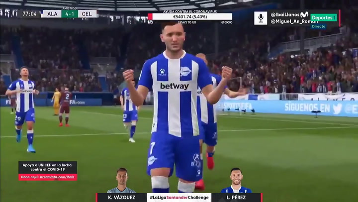 Lo más destacado del Alavés - Celta de LaLiga Santander Challenge