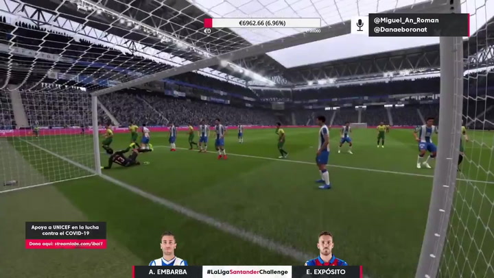 Lo más destacado del Espanyol - Eibar de LaLiga Santander Challenge