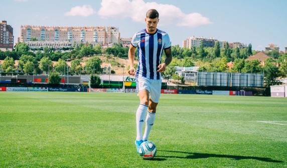 Presentación de Javi Sánchez como nuevo jugador del Real Valladolid