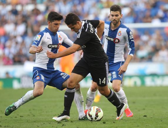 Chicharito llegó cedido en la campaña 2014-15