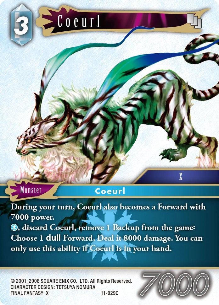 Final-Fantasy-TCG-Opus-XI-Set-Coeurl-Ice