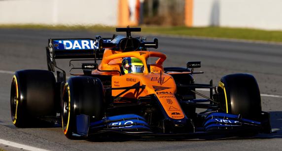 Norris, en los pasados test de F1 2020 en Barcelona