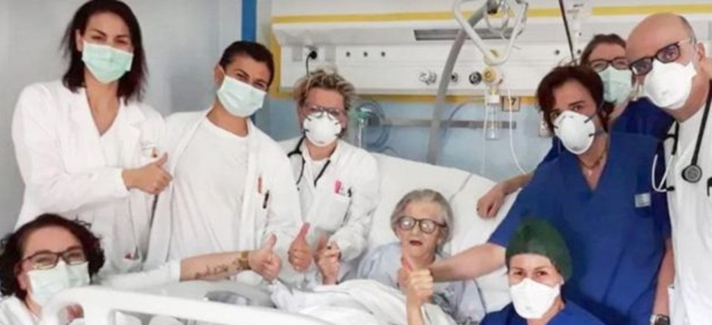 Alma Clara, la anciana que superó el Covid-19 y da esperanza a Italia