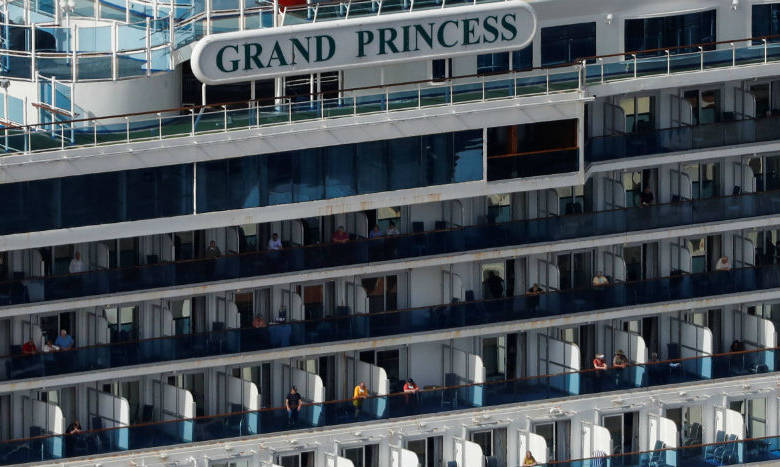 Atraca en California crucero con 21 casos de Covid-19; pasajeros desembarcarán conforme a un “orden de prioridad”