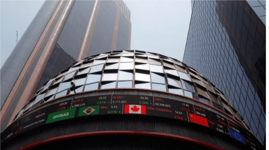 Bolsa mexicana cae 7 % en su apertura, por coronavirus, se interrumpe sesión durante 15 minutos