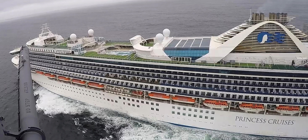 Confirman 21 casos de coronavirus en crucero de California