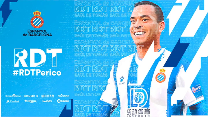 El Espanyol oficializa el fichaje de Raúl de Tomás El Espanyol oficializa el fichaje de Raúl de Tomás