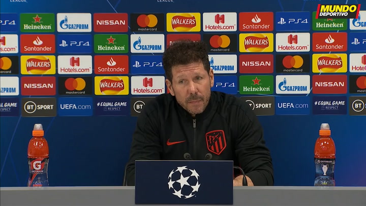 Rueda de prensa completa de Diego Simeone