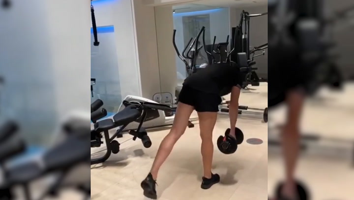 El Atlético de Madrid ha seguido entrenando en casa