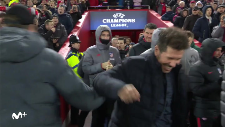 Saludo ‘chufa’ de Simeone y Klopp por el Coronavirus