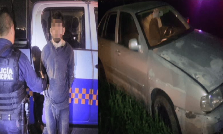En persecución detienen en San Juan del Río a sujeto; robó auto en Pedro Escobedo, recuperan unidad