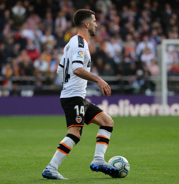 José Luis Gayà, en un partido del Valencia