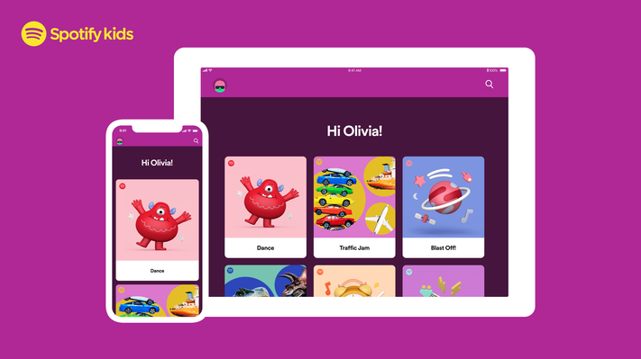 La aplicación Spotify Kids, ideal para familias, se lanza en los EE. UU., Canadá y Francia