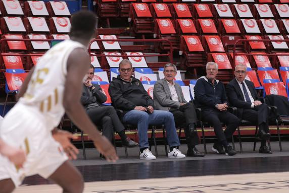 Imagen del partido puerta cerrada entre el Armani Milan y el Real Madrid del pasado 3 de marzo