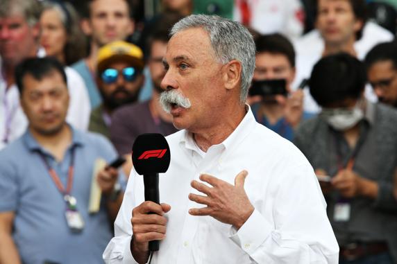 Chase Carey, CEO de Formula One Group, en Melbourne