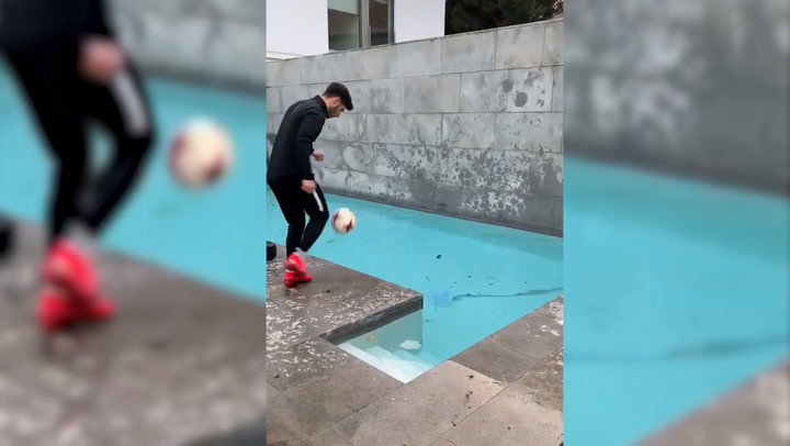 Marco Asensio inventa su propio challenge durante la cuarentena por coronavirus