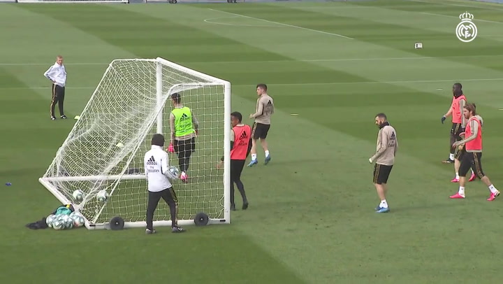 Última sesión del Real Madrid antes de visitar al Betis