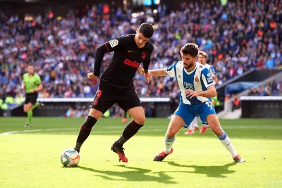 Álvaro Morata, en el partido ante el Espanyol.