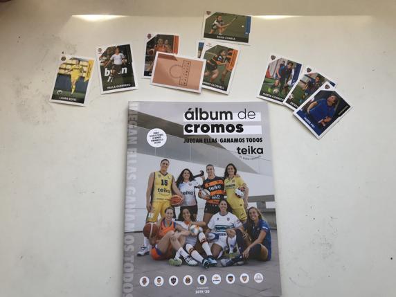 Primer álbum de cromos de deporte femenino
