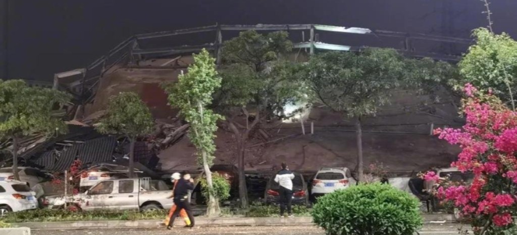 Se derrumba un hotel en China; era utilizado para cuarentena por Covid-19 | Video