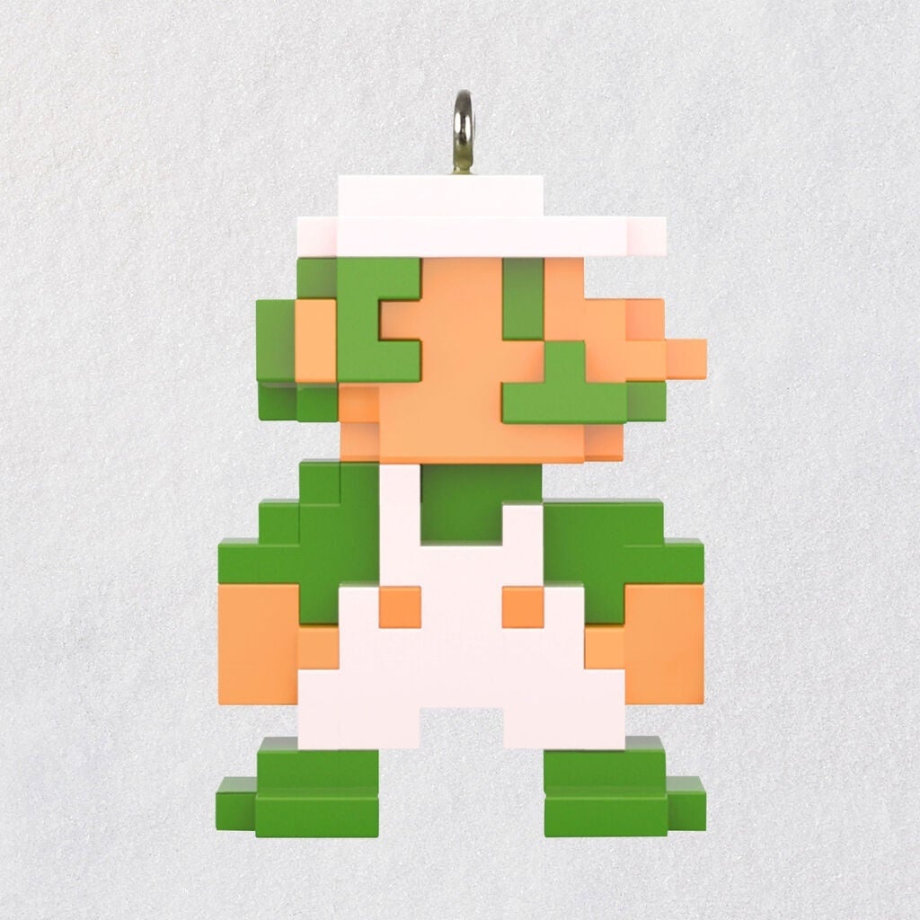 sello distintivo de 8 bits luigi sello distintivo de 8 bits luigi