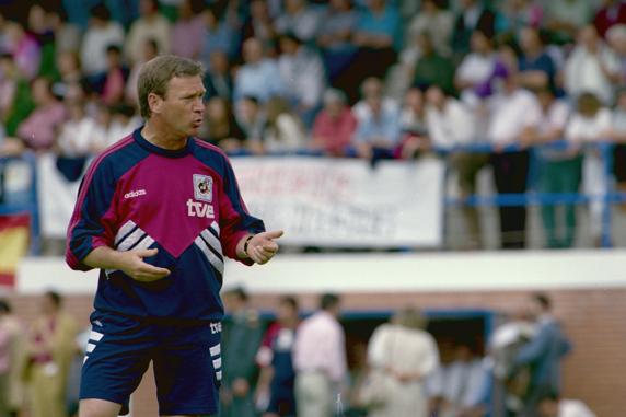 Clemente, durante la concentración en Puente Viesgo antes del Mundial de Estados Unidos