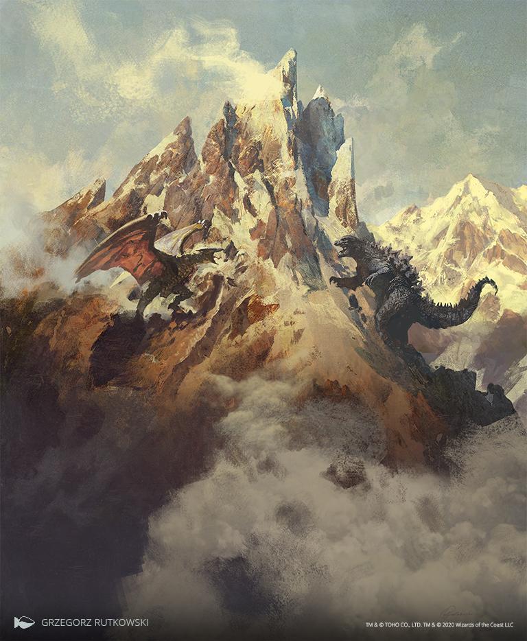 Magic the Gathering Godzilla Mountain