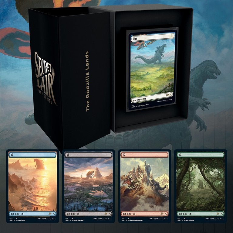 Magic the Gathering El conjunto de tierras Godzilla