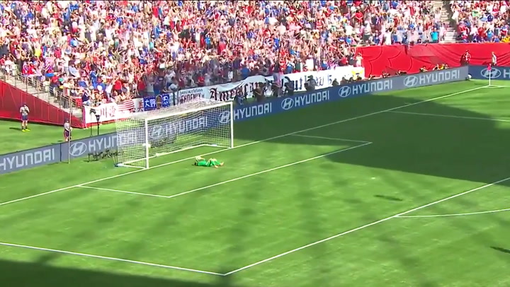 Un golazo de Carli lloyd jugando con Estados Unidos Un golazo de Carli lloyd jugando con Estados Unidos